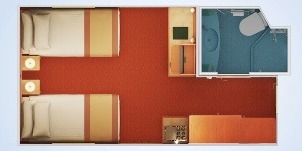 carnival glory intérieure plan