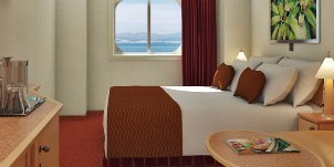 carnival magic vue mer de luxe obstruée