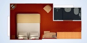 carnival paradise intérieure plan 