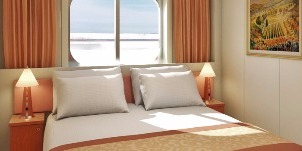 carnival radiance intérieure fenetre avec vue sur passerelle 