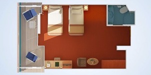 carnival radiance premium balcon plan 