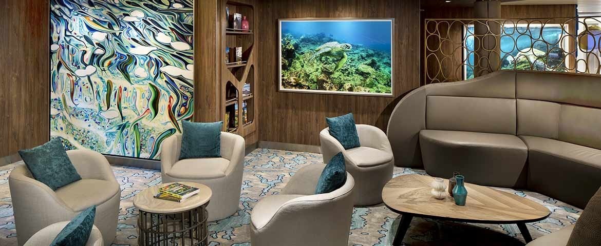 Croisières Celebrity Flora Naturalist Lounge