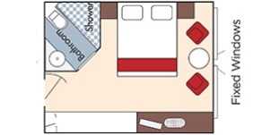 Croisière AMA AmaWaterways AmaCerto Catégorie E Vue mer plan