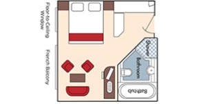 Croisière AMA AmaWaterways AmaDante Catégorie Suite plan