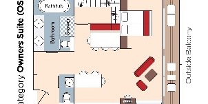 Croisière AMA AmaWaterways AmaMagna OS Owner Suite plan