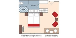 Croisière AMA AmaWaterways AmaVida Suite plan