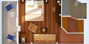 Croisière Carnival Conquest suite junior plan