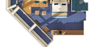 Croisière CCL Carnival Glory vue mer grand panoramique