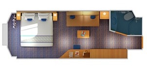 Croisière CCL Carnival Horizon vue mer (vue obstruée)