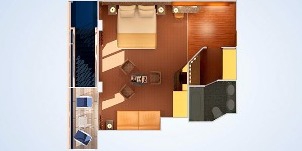 Croisière CCL Carnival Legend Cabine Suite Junior