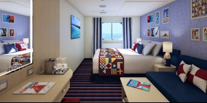 Croisiere ccl Carnival Panorama Family Harbor vue mer de luxe 