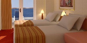 Croisière CCL Carnival Pride balcon étendu