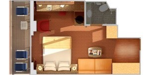 Croisière CCL Carnival Pride premium avec balcon (vue obstruée)