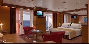 Croisière CCl Carnival Spirit Cabine grande suite