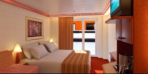 Croisière CCl Carnival Spirit Cabine intérieure avec porte française