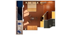 Croisière CCl Carnival Spirit Cabine suite junior