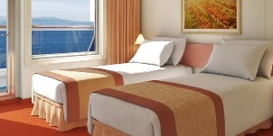 Croisière CCL Carnival Sunrise privilège avec balcon cabine