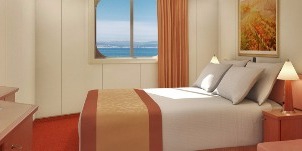 CroisièreCCL Carnival Sunrise vue mer cabine