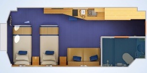 Croisière CCL Carnival Sunshine Cabine Intérieure Hublot