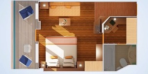 Croisière CCL Carnival Sunshine Cabine Suite Océan