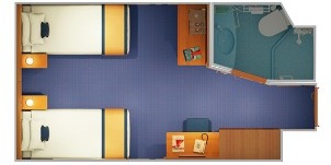 Croisière CCL Carnival Vista intérieure plan