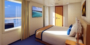 Croisière CCL Carnival Vista premium avec balcon cabine
