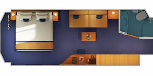 Croisière CCL Carnival Vista vue mer plan