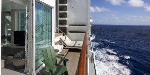 Croisière CEL Celebrity Apex Villa edge balcon
