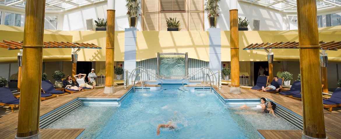 Croisière CEL Celebrity Constellation Piscine du Solarium