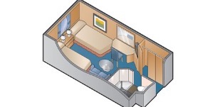 Croisière CEL Celebrity Eclipse Vue Mer Plan