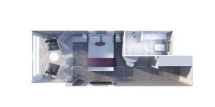 Croisière CEL Celebrity Edge Cabine Edge en Simple avec Véranda Infinite