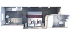 Croisière CEL Celebrity Edge Cabine Vue Mer