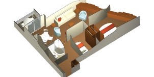 Croisière CEL Celebrity Equinox Familiale avec Véranda plan