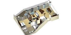Croisière CEL Celebrity Silhouette Suite Penthouse plan