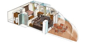 Croisière MSC Grandiosa MSC Yacht Club Suite Royale