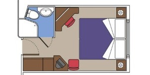 Croisière MSC Lirica Plan Vue Mer 