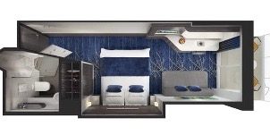 Croisière NCL Norwegian Cruise Line Getaway Balcon Sail Away plan