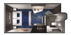 Croisière NCL Norwegian Cruise Line Getaway Intérieure Sail Away plan