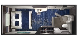 Croisière NCL Norwegian Cruise Line Getaway Vue mer Sail Away plan