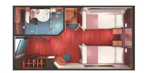 Croisière NCL Norwegian Cruise Line Jade Intérieure au milieu du navire plan