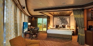 Croisière NCL Norwegian Cruise Line Jade The Haven suite du propriétaire de luxe avec grand balcon