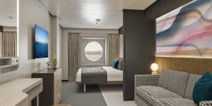 Croisière NCL Norwegian Cruise Line Luna Cabine Vue mer Sail Away