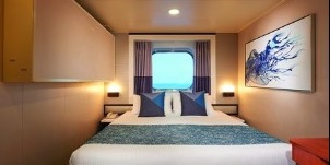 Croisière NCL Norwegian Cruise Line Pearl Cabine Vue mer familiale avec fenêtre panoramique