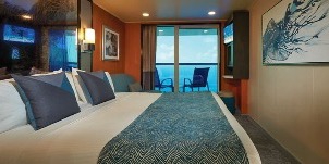 Croisière NCL Norwegian Cruise Line Pearl Cabine face à l'arrière avec balcon poupe