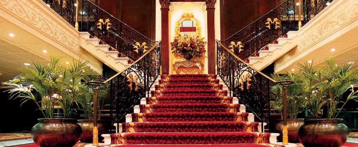 Croisière OCE Oceania Cruises Sirena grand escalier