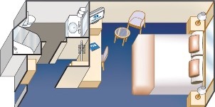 Croisière PCL Princess Coral Intérieure Plan