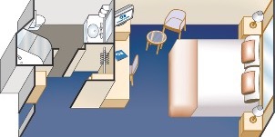 Croisière PCL Princess Cruises Crown Intérieure Plan