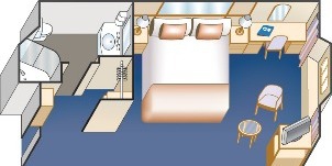 Croisière PCL Princess Grand premium avec vue mer