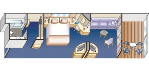 Croisière PCL Princess Grand mini suite classe club