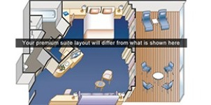 Croisière PCL Princess Island suite vista Plan